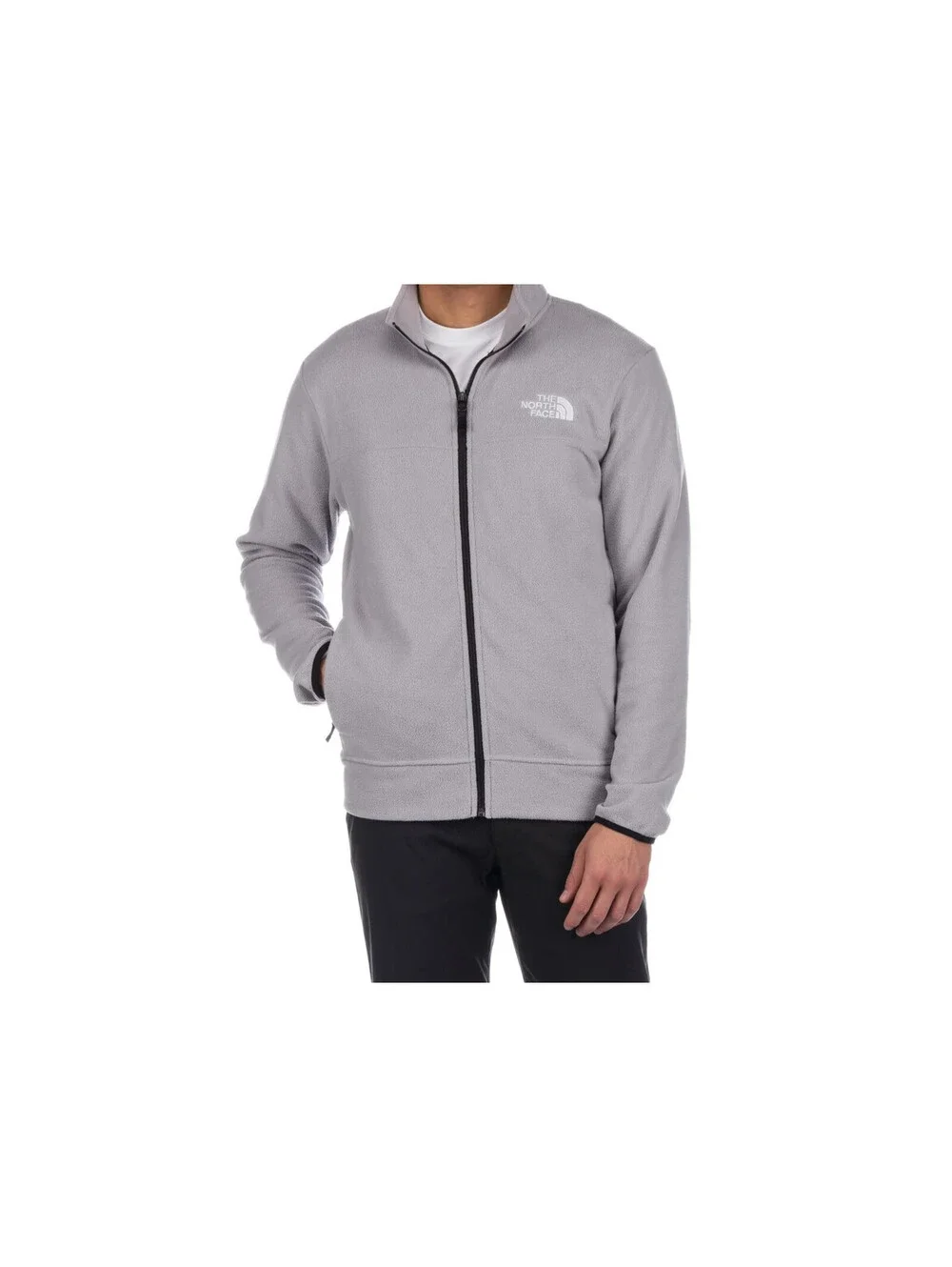 THE NORTH FACE Anchor Full Zip Mens Fleece Meld Grey Size Large (MSRP $79)